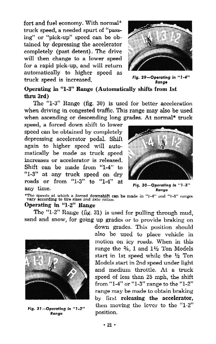 1956 Chevrolet Trucks Operators Manual Page 93